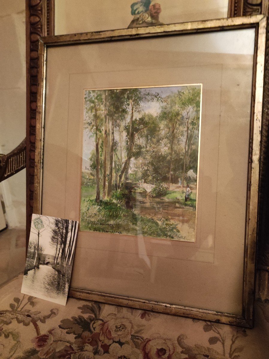 Aquarelle Charly Sur Marne -photo-2