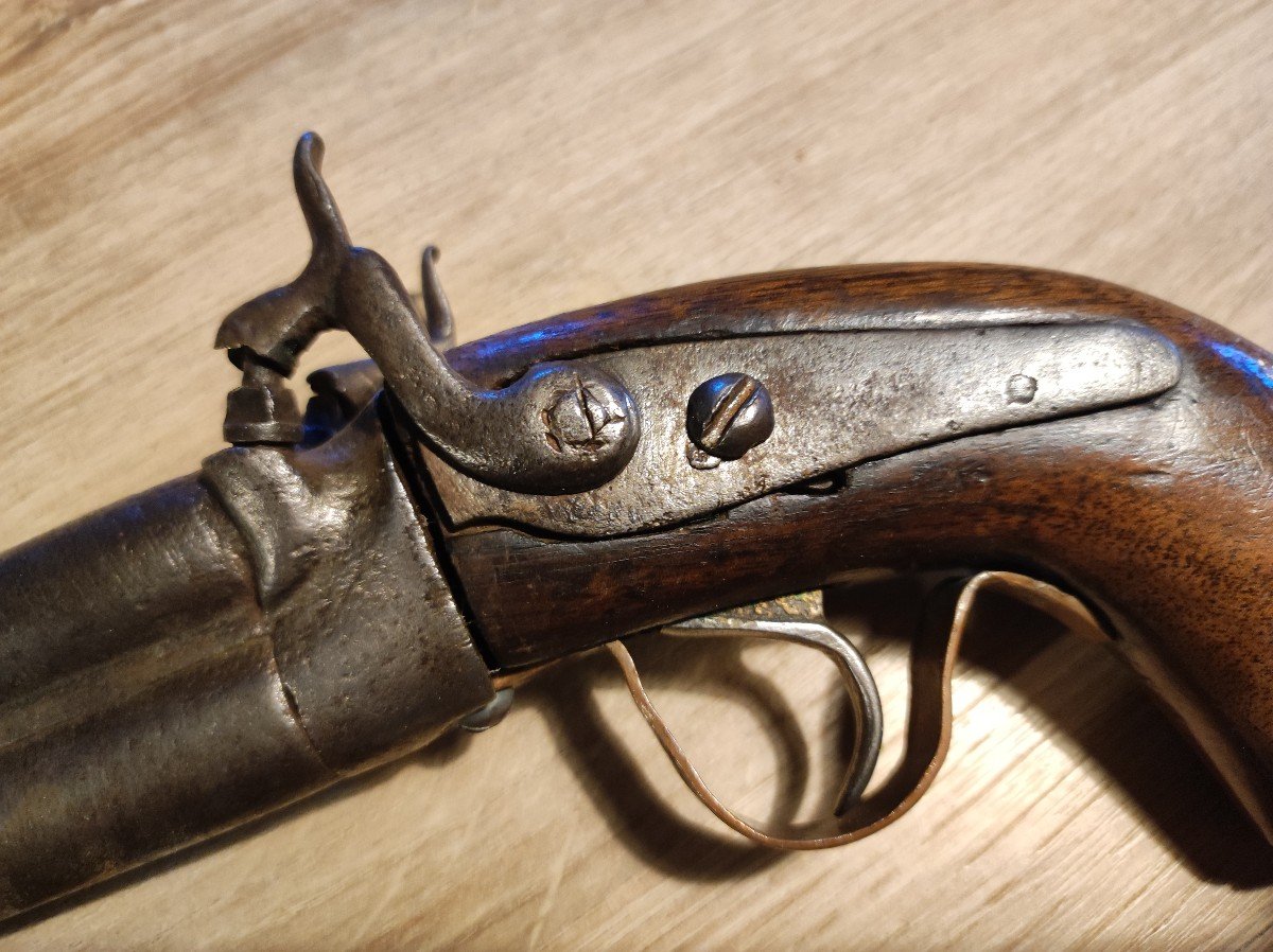 Pistolet Civil Sur Le Mle 1855 Officier état Major -photo-4