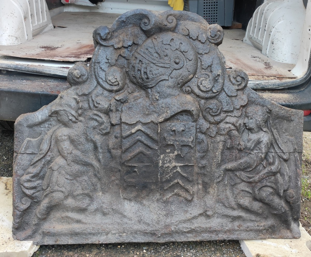 Plaque de cheminée XVIIe Siècle 