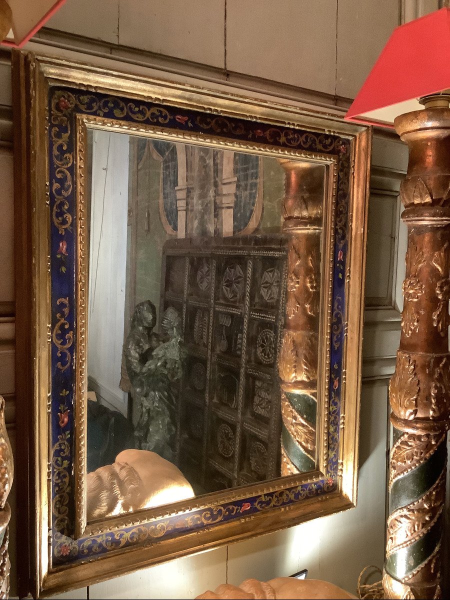 Miroir Avec Encadrement Floral