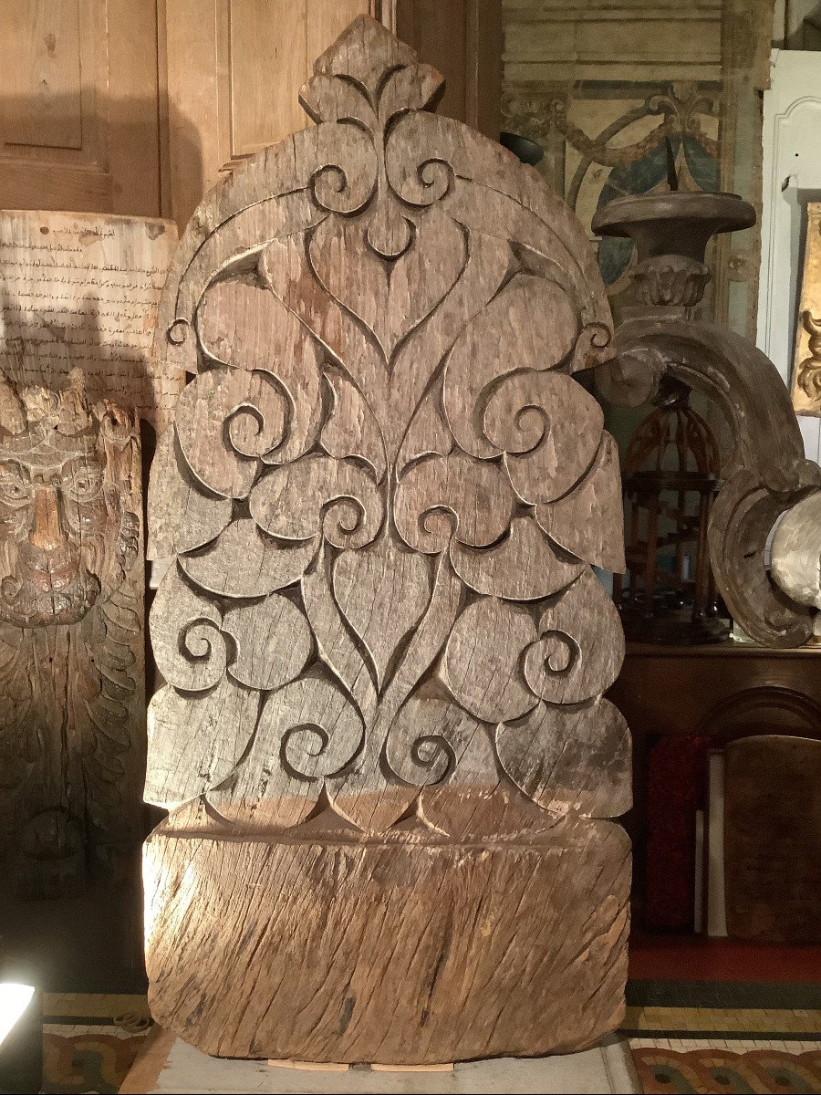 Sunduk, Funerary Stele From Sulu Archipel, Philippines, Late 19th Century