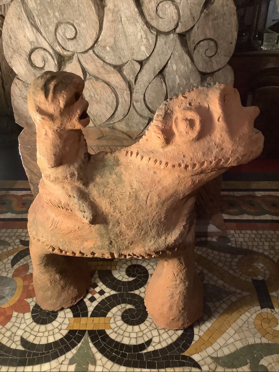 Rider Dakakari (nigeria) In Terracotta-photo-1