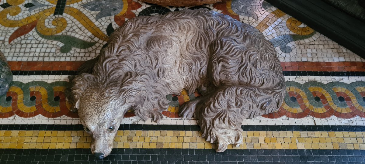 Dog Lying Down, "very Much Alive"-photo-2