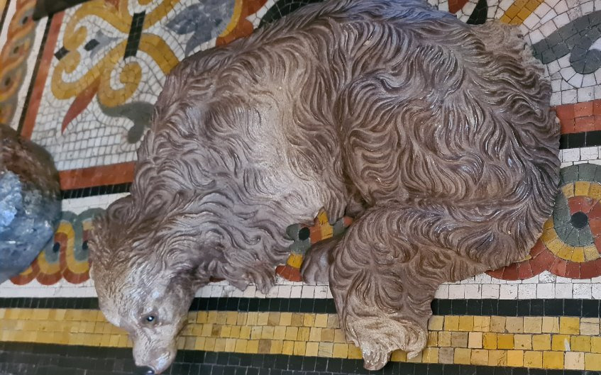 Dog Lying Down, "very Much Alive"-photo-1