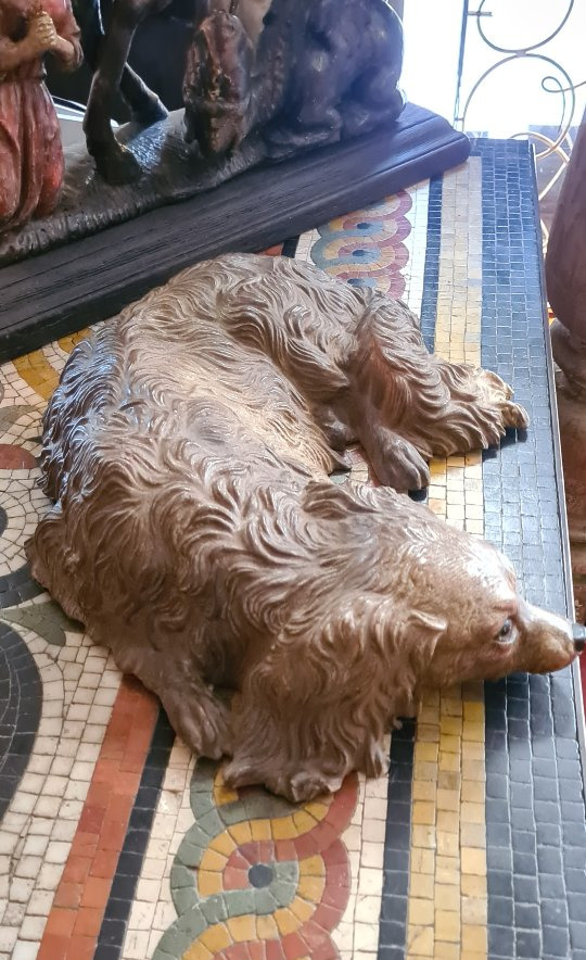 Dog Lying Down, "very Much Alive"-photo-2