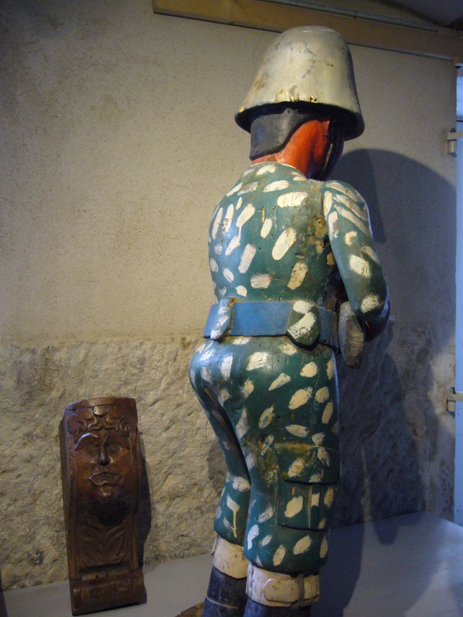 Statue Colon Africain Soldat Gi Américain-photo-2