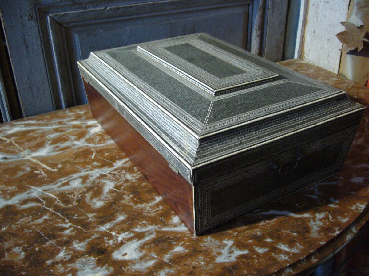 Egyptian Lady Writing Box, XIX Century-photo-1