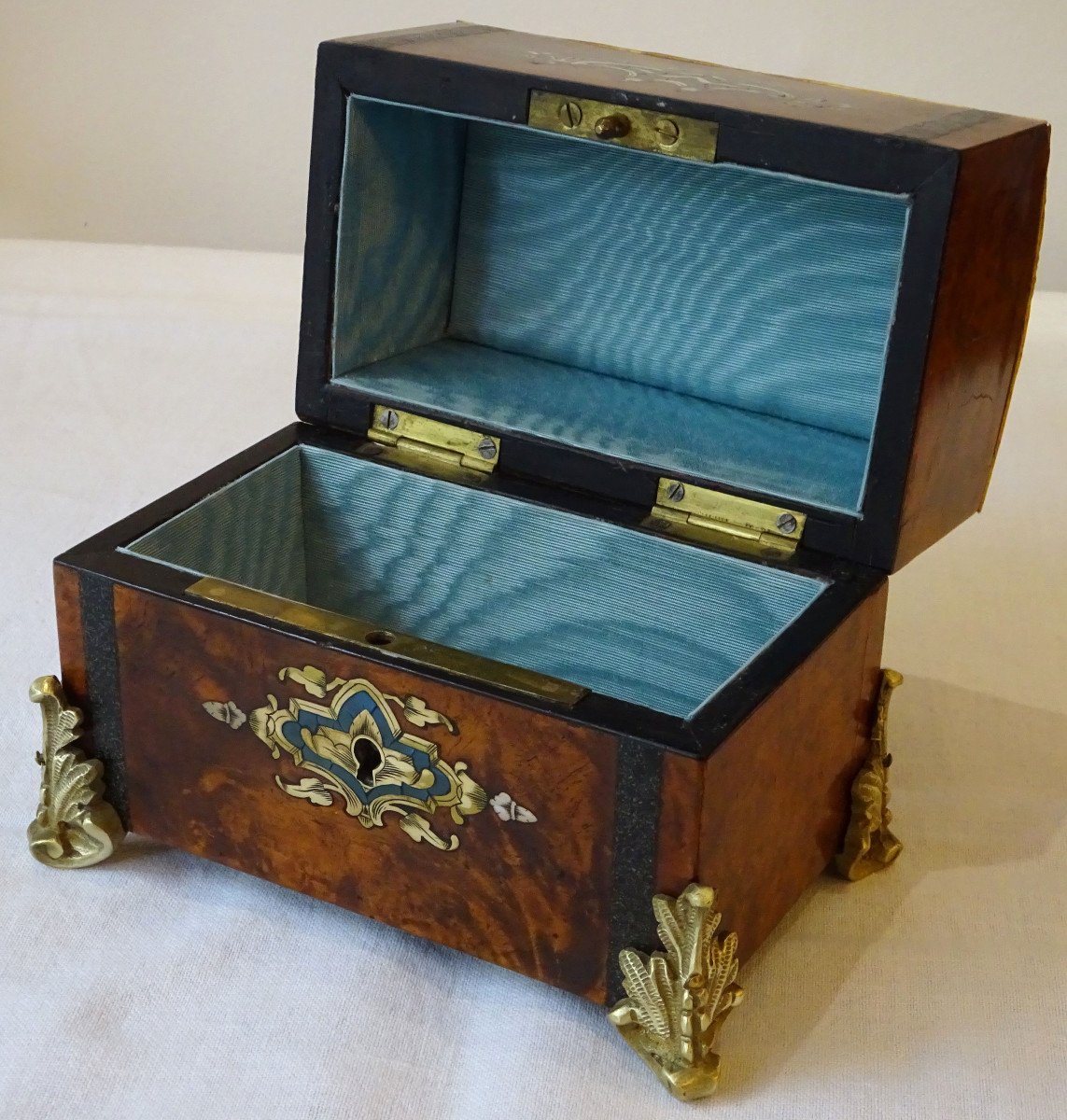 19th Century Marquetry Box-photo-4