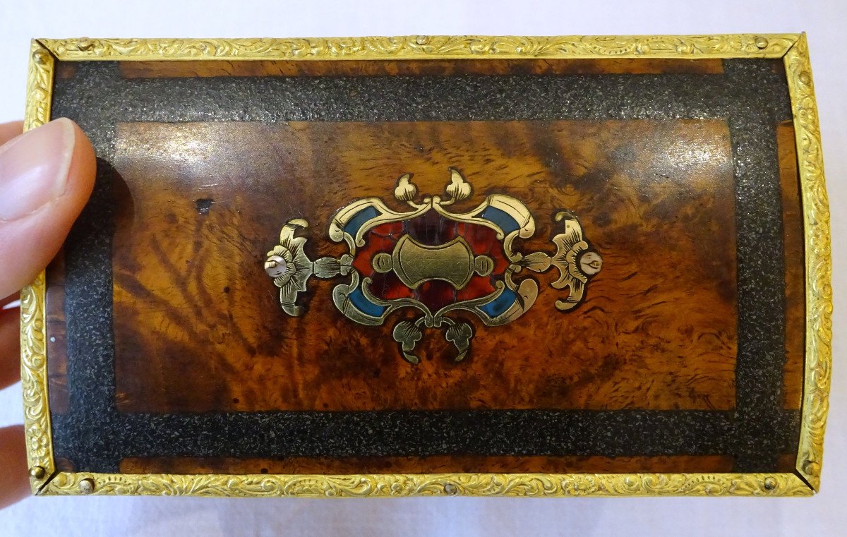 19th Century Marquetry Box-photo-1