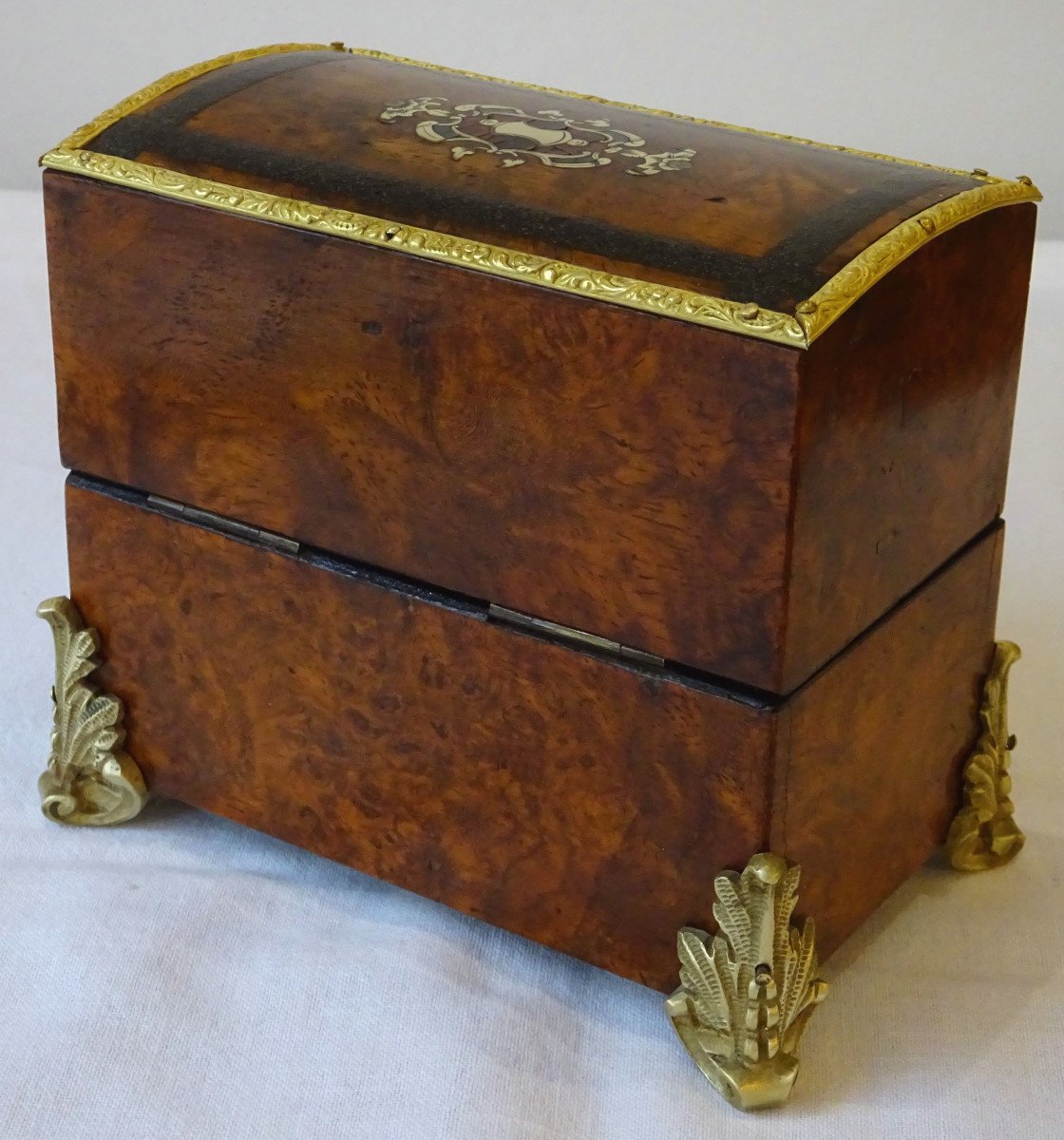 Coffret Boîte En Marqueterie D’époque milieu du XIXème siècle-photo-2