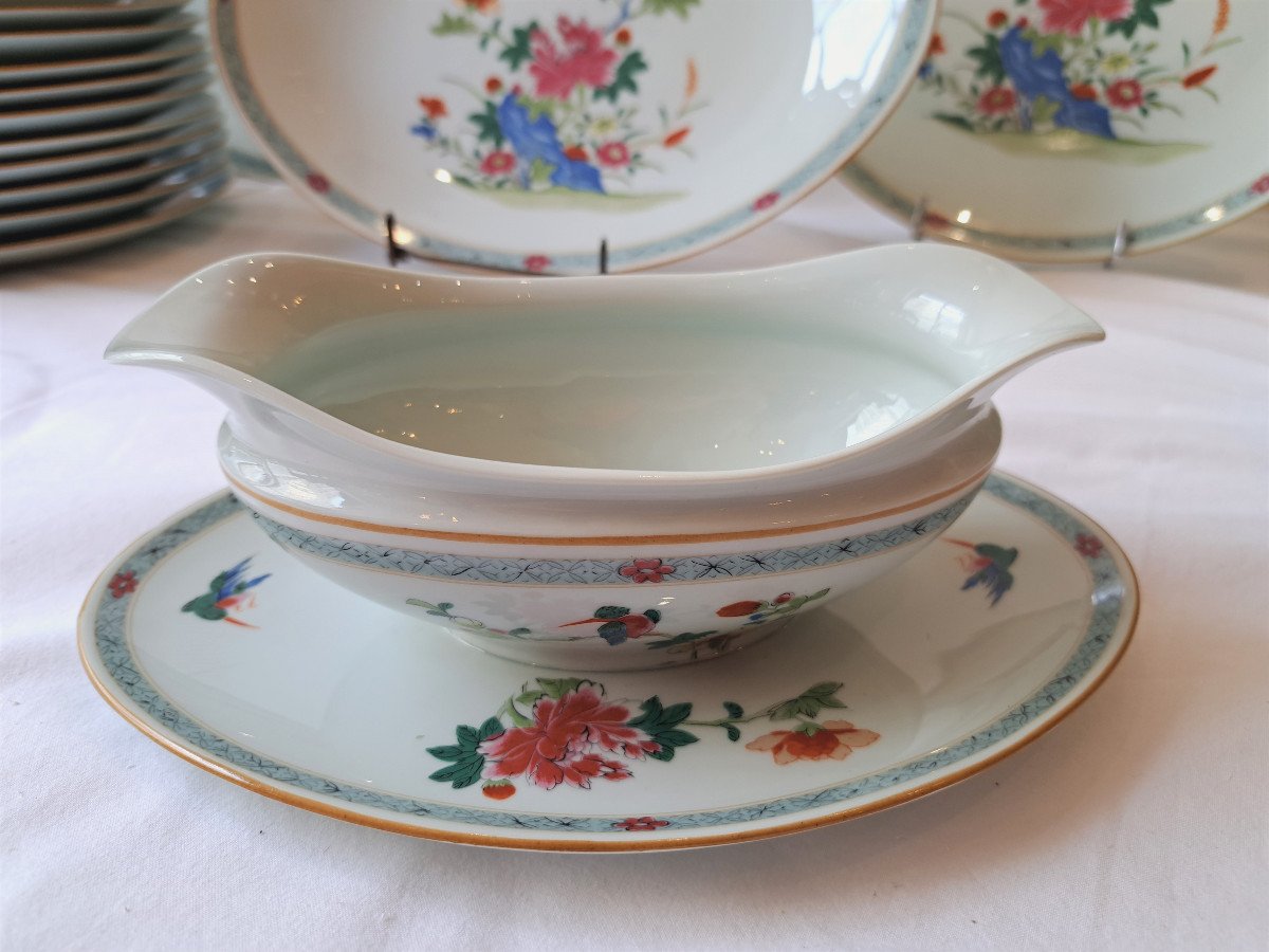 Raynaud Puiforcat – Service De Table « Chen Si » 49 Pièces-photo-1