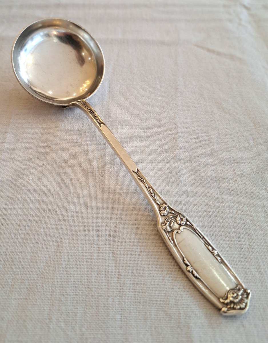 Cream Spoon Ladle In Sterling Silver Alphonse Debain