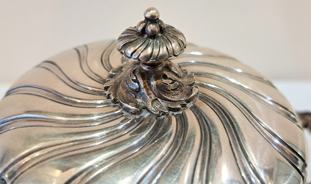 19th Century Silver Sugar Bowl -photo-5