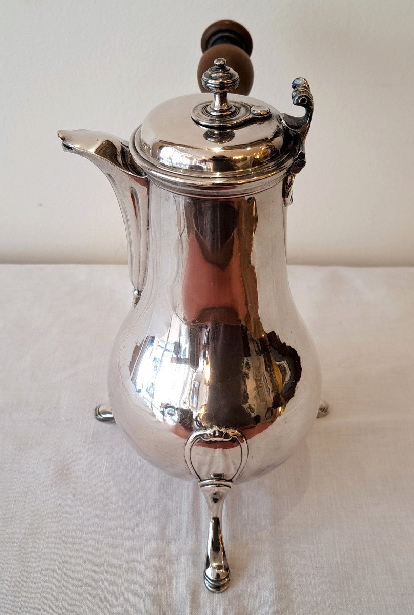 Antoine Lucas 1779-1780 – Chocolate Pot In Sterling Silver-photo-4