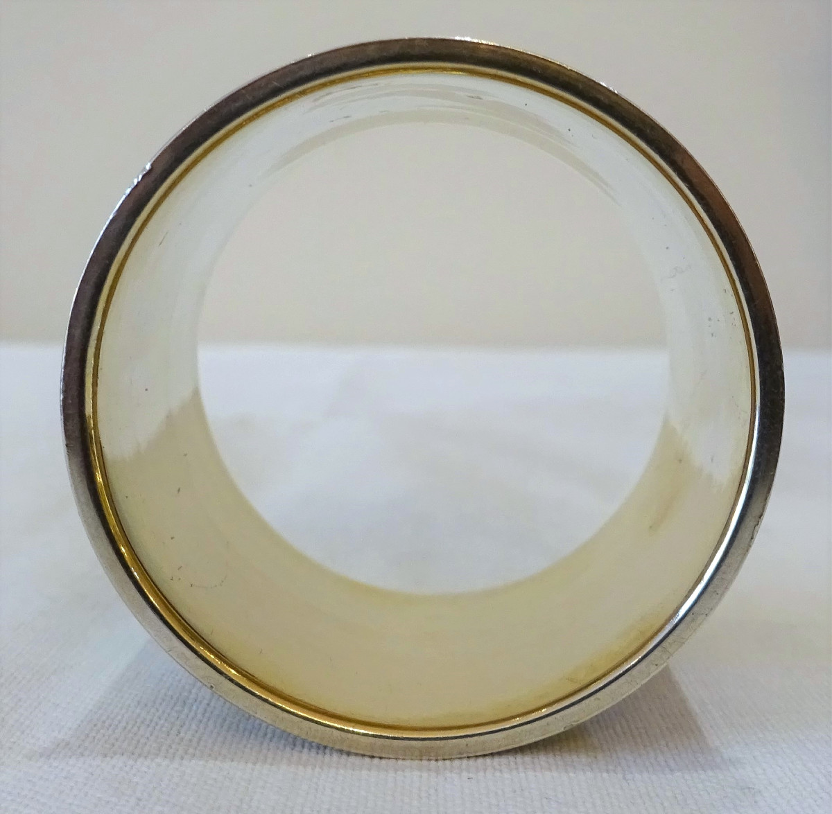 Rond De Serviette En Argent Massif Russe Vers 1900-photo-1
