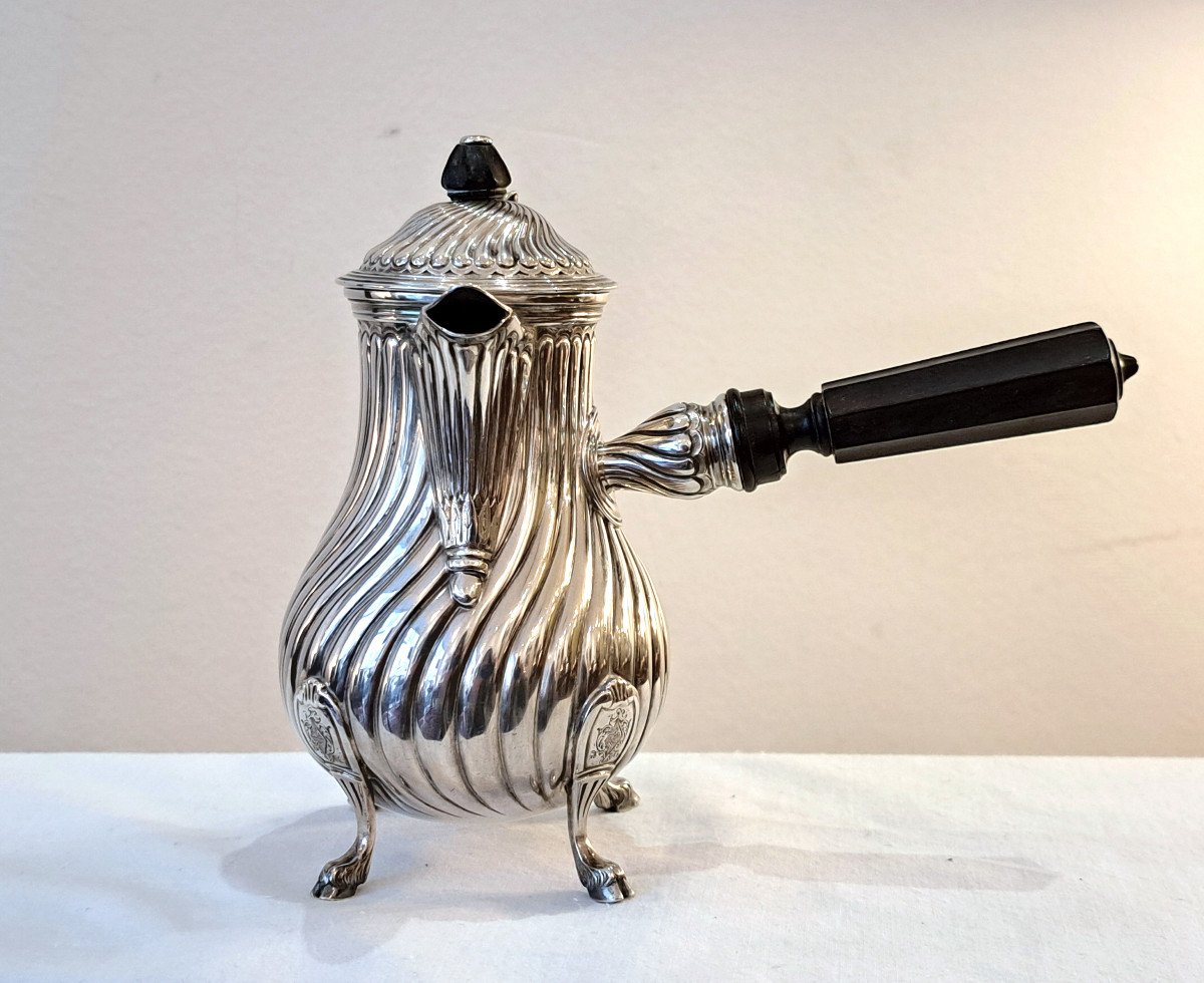 Louis XV Style Solid Silver Self-egoist Coffee Pot-photo-2