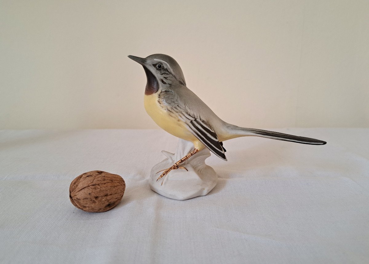 Wagtail Bird German Porcelain Karl Ens-photo-2