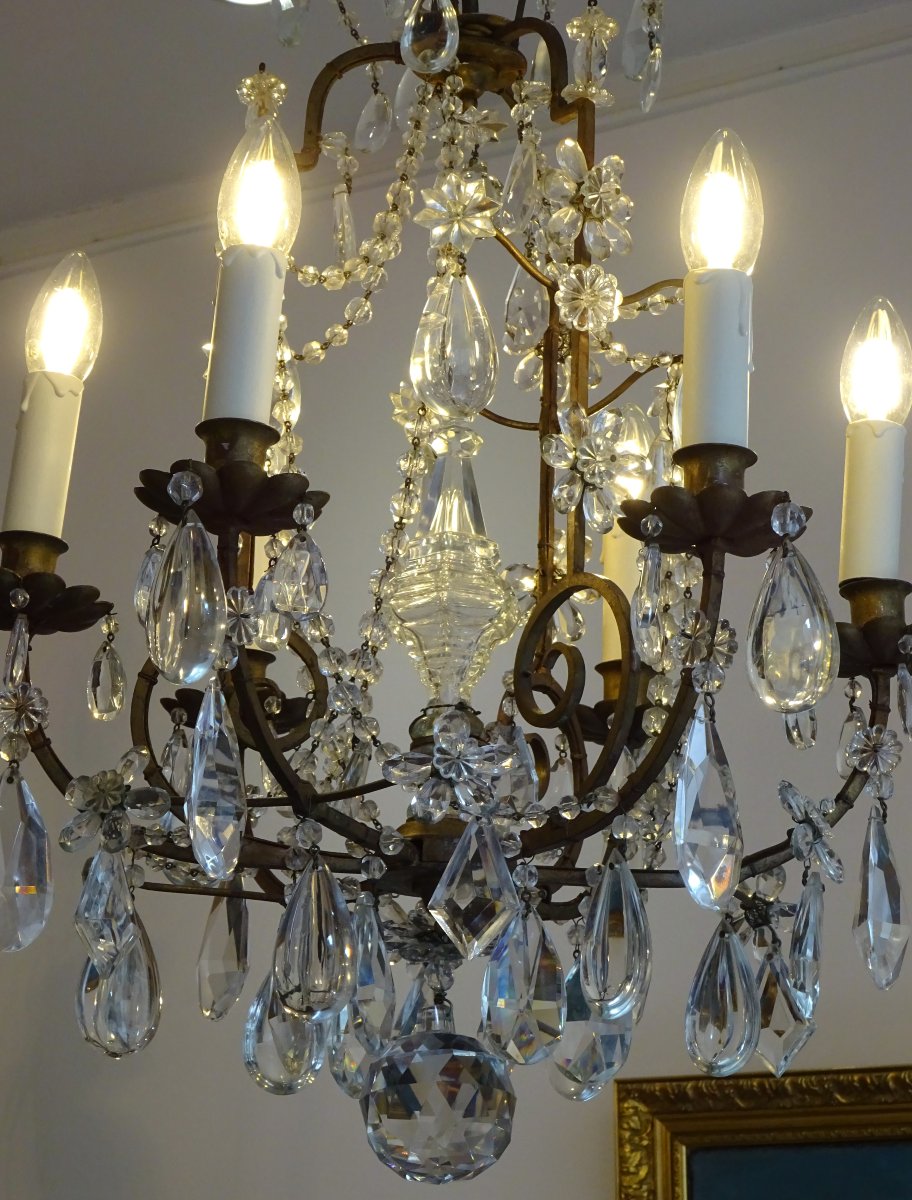 Maison Baguès - 6-light Tassel Cage Chandelier -photo-2