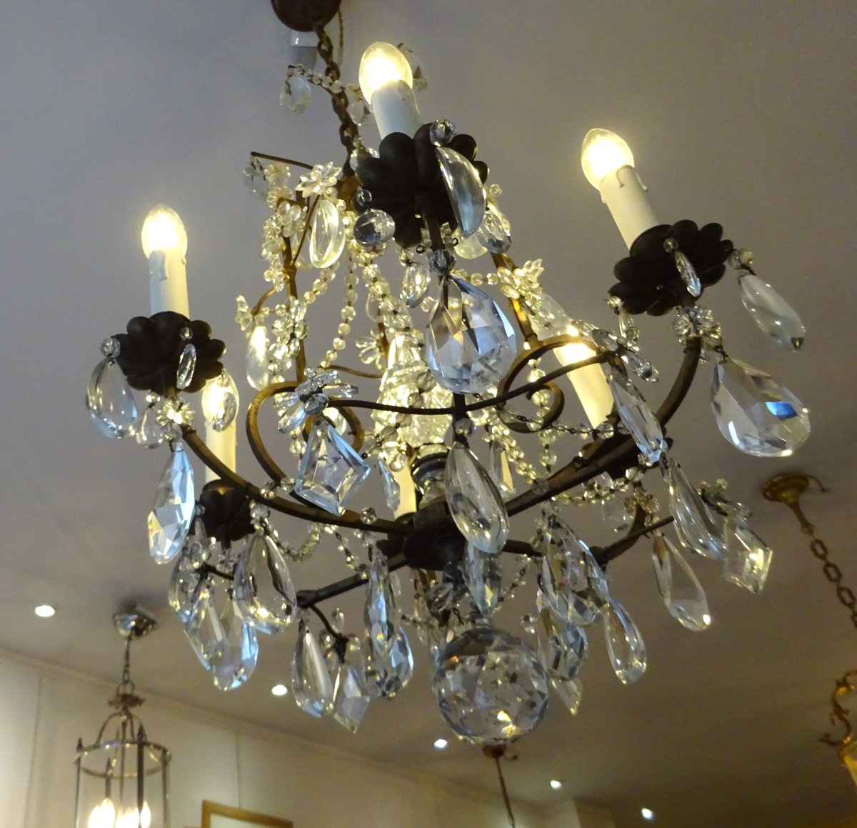 Maison Baguès - 6-light Tassel Cage Chandelier -photo-4