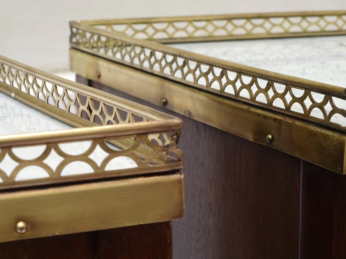 Paire De Chevets De Style Louis XVI-photo-5