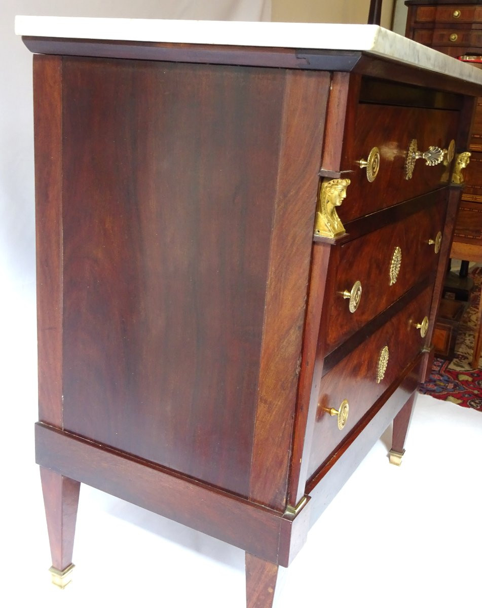 Petite Commode Retour d’Egypte d’époque Napoléon III-photo-2