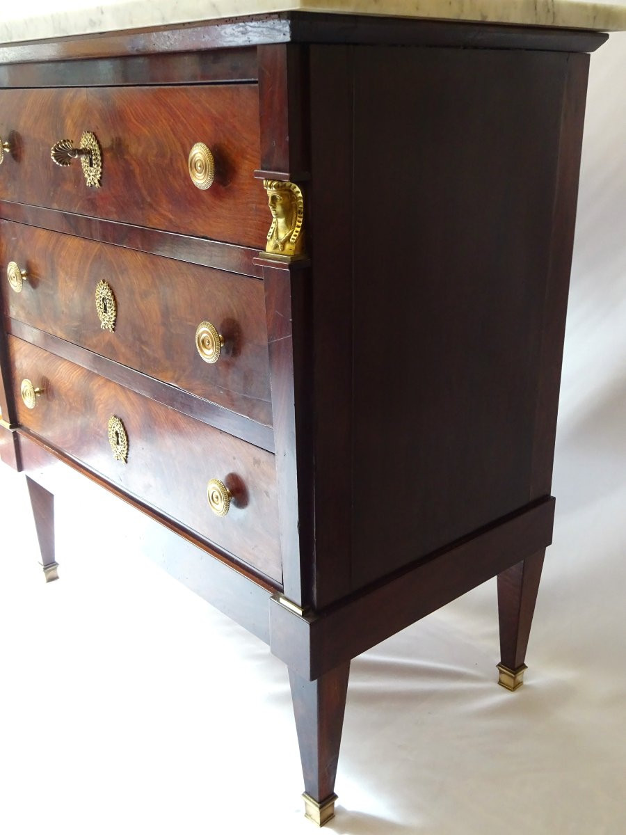 Petite Commode Retour d’Egypte d’époque Napoléon III-photo-4