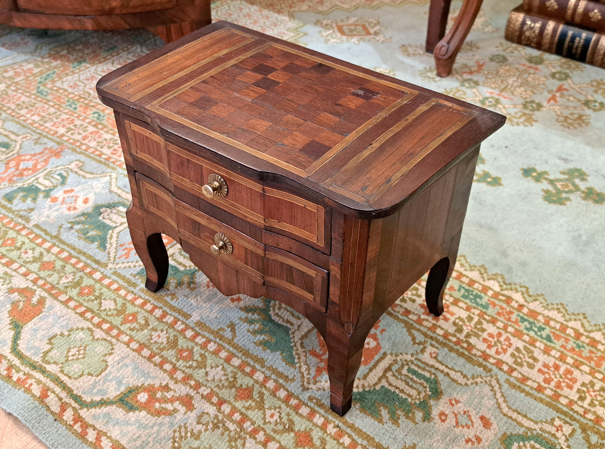 Commode miniature de maîtrise XVIIIème-photo-4