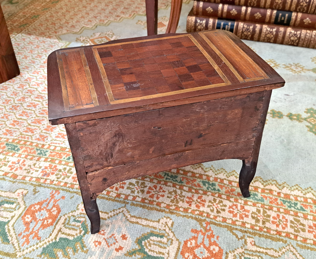 Commode miniature de maîtrise XVIIIème-photo-1