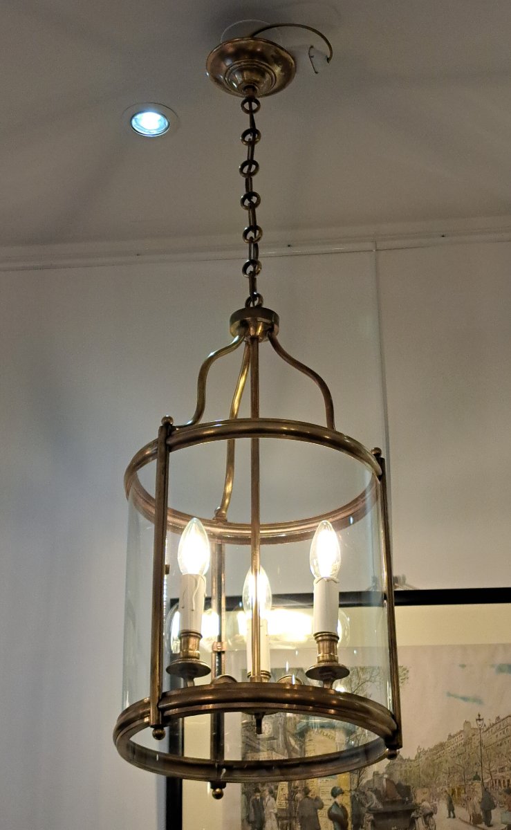 Three-light Vestibule Lantern - Diameter: 30 Cm-photo-2