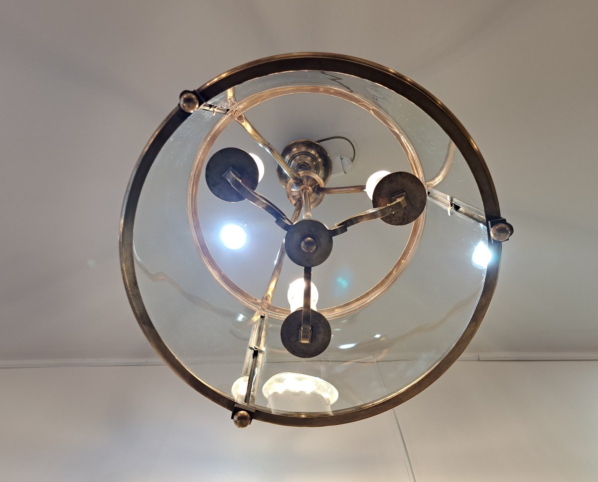 Three-light Vestibule Lantern - Diameter: 30 Cm-photo-4