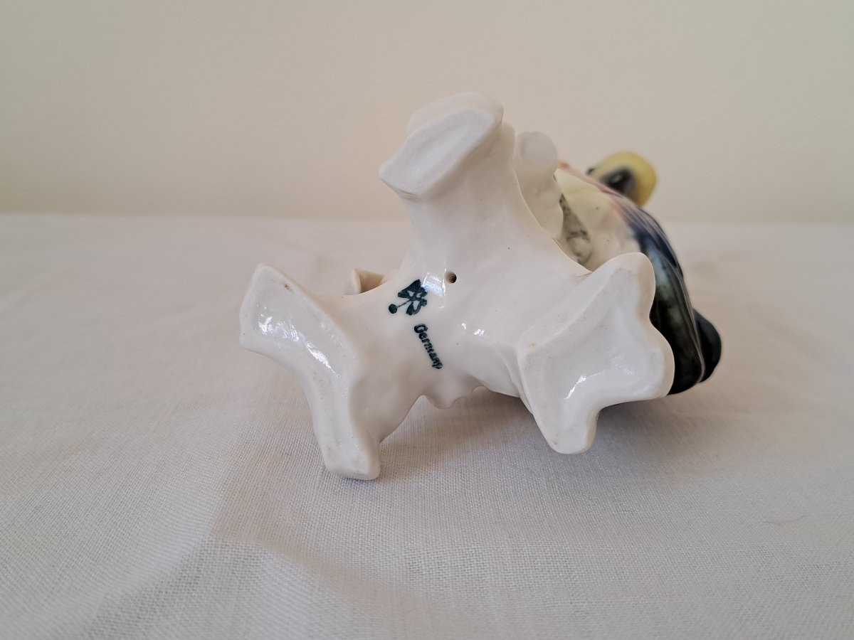 Karl Ens German Porcelain Parrot-photo-1
