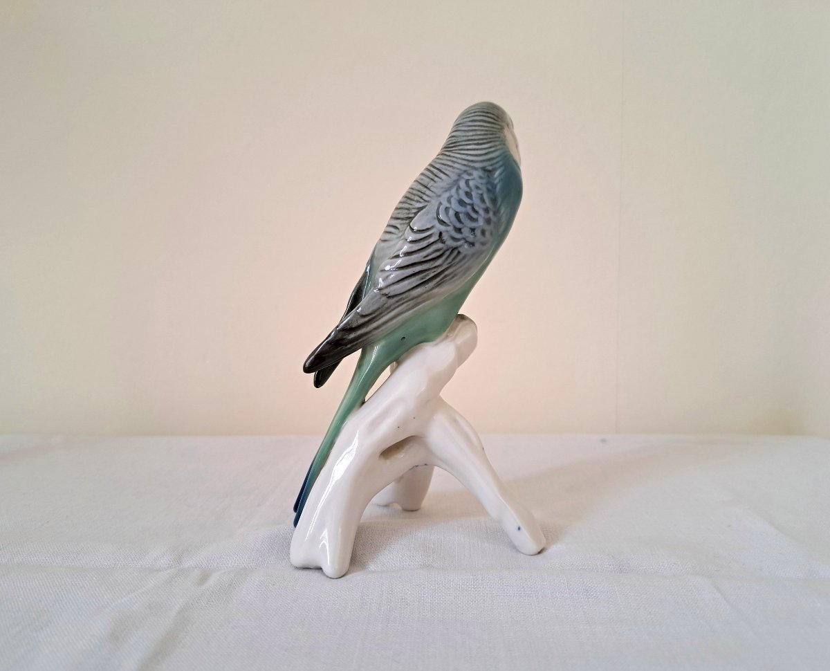 Parakeet Bird German Porcelain Karl Ens-photo-4