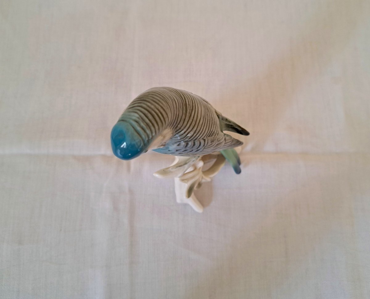 Parakeet Bird German Porcelain Karl Ens-photo-1