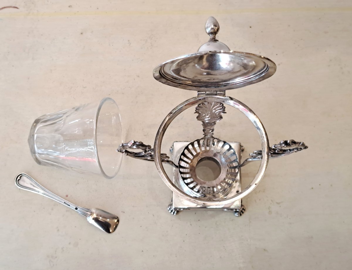 Charles-Antoine Lenglet – Moutardier en argent massif au Vieillard-photo-3