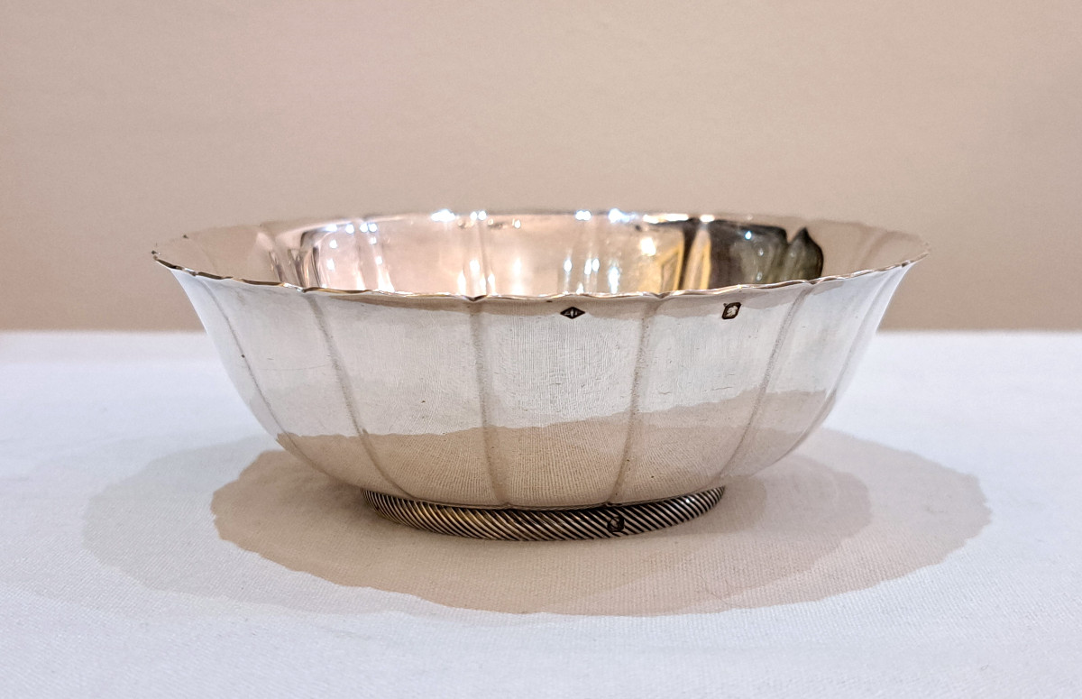 Rince-doigts coupelle en argent massif Puiforcat