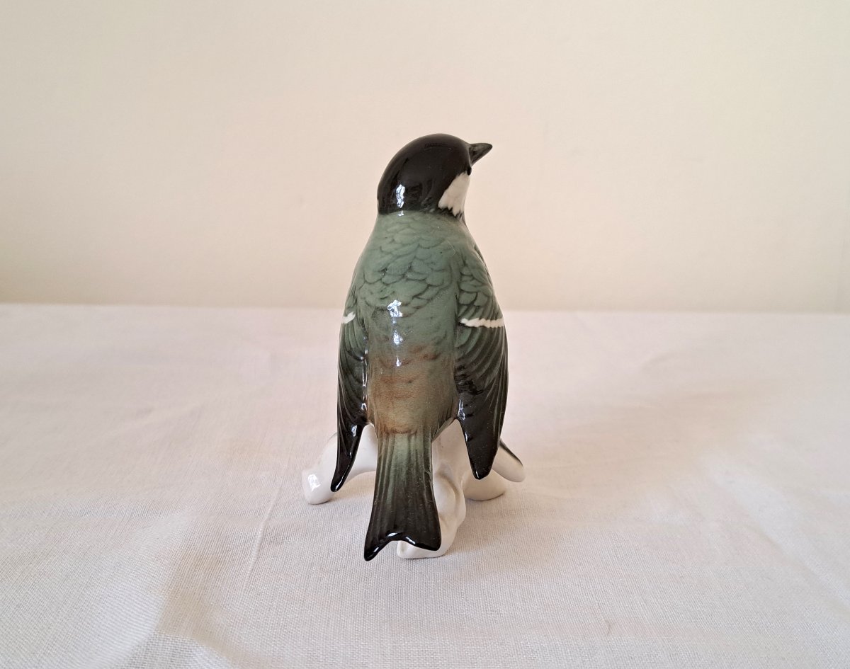 Black Tit, Porcelain Bird, Karl Ens-photo-3