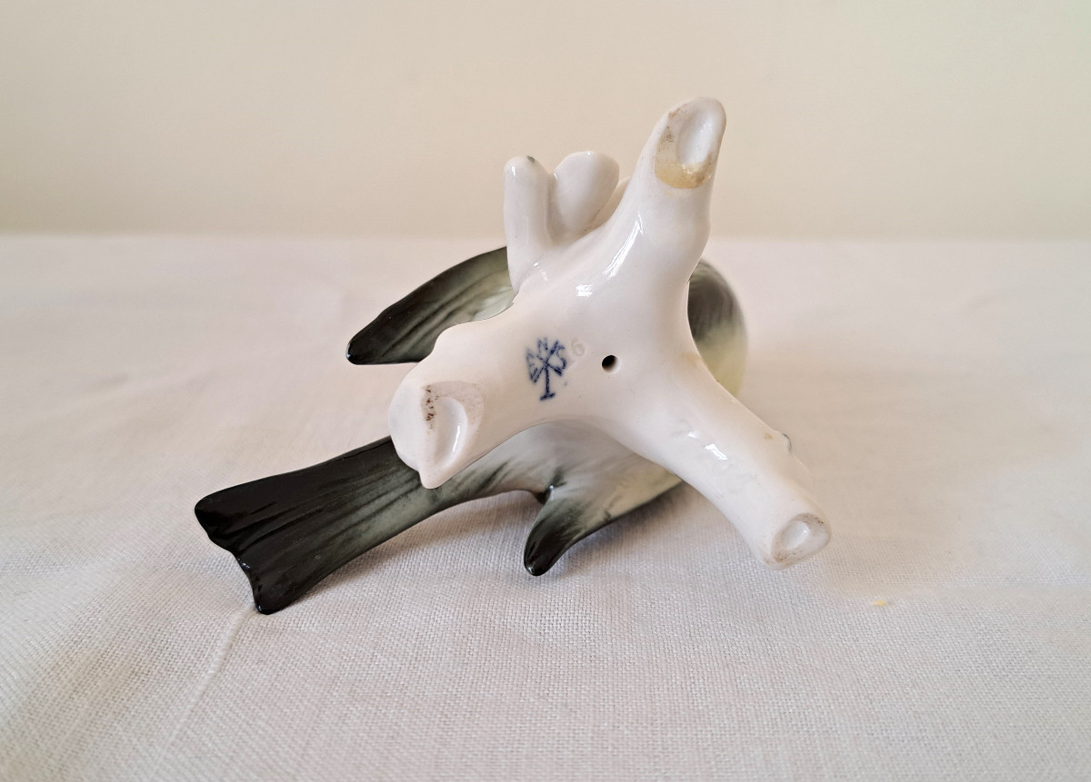 Black Tit, Porcelain Bird, Karl Ens-photo-1