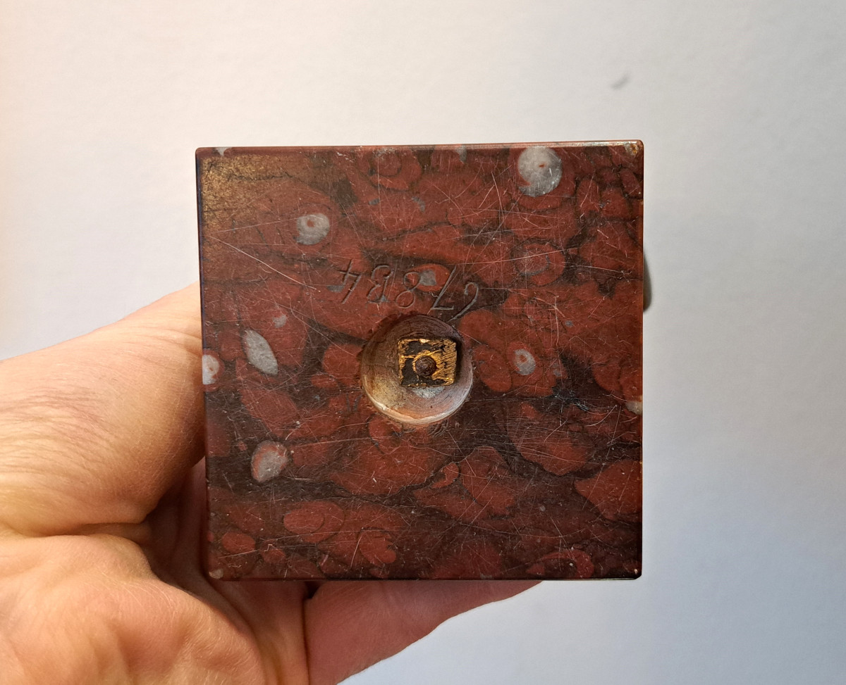 Buste de Molière en bronze et marbre XIXème Barbedienne-photo-1