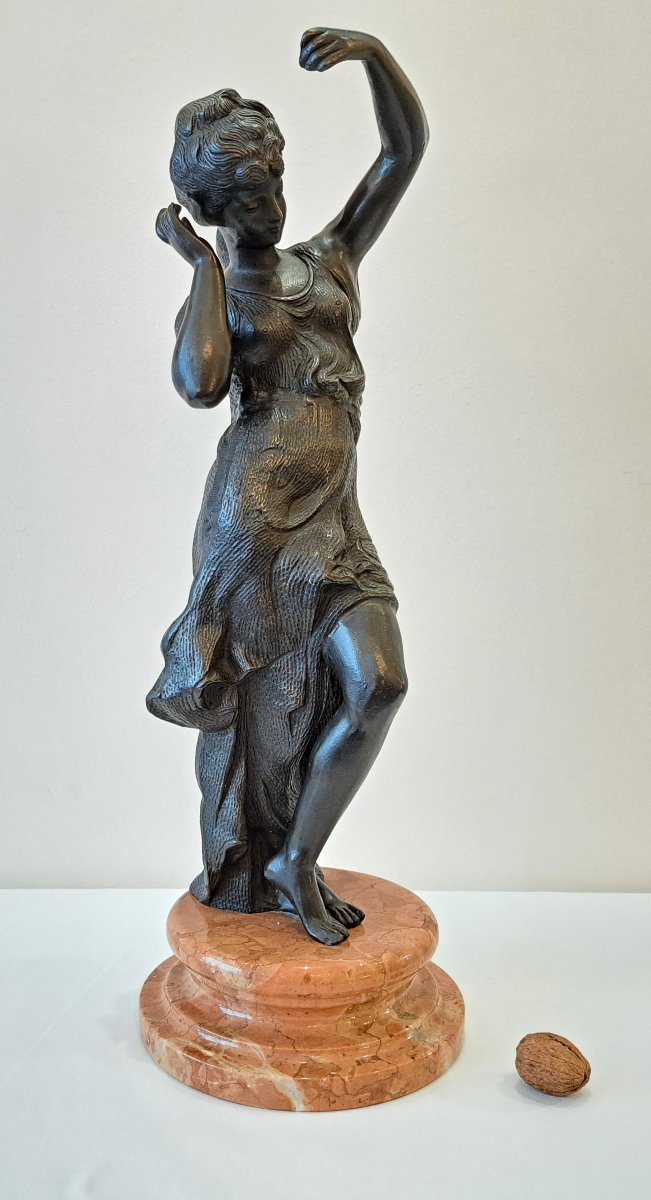 Sculpture en bronze Art Nouveau la Danseuse signée Moreau-photo-3