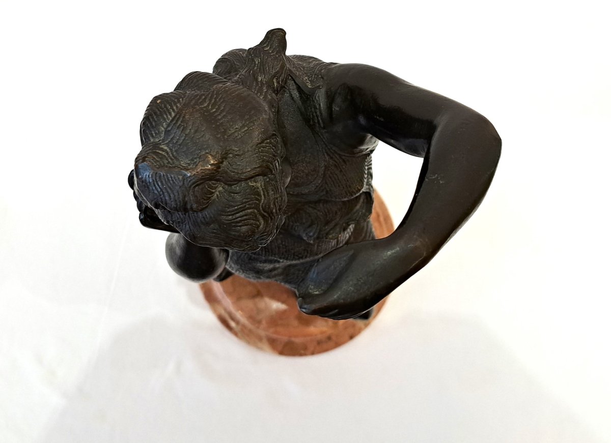 Sculpture en bronze Art Nouveau la Danseuse signée Moreau-photo-5