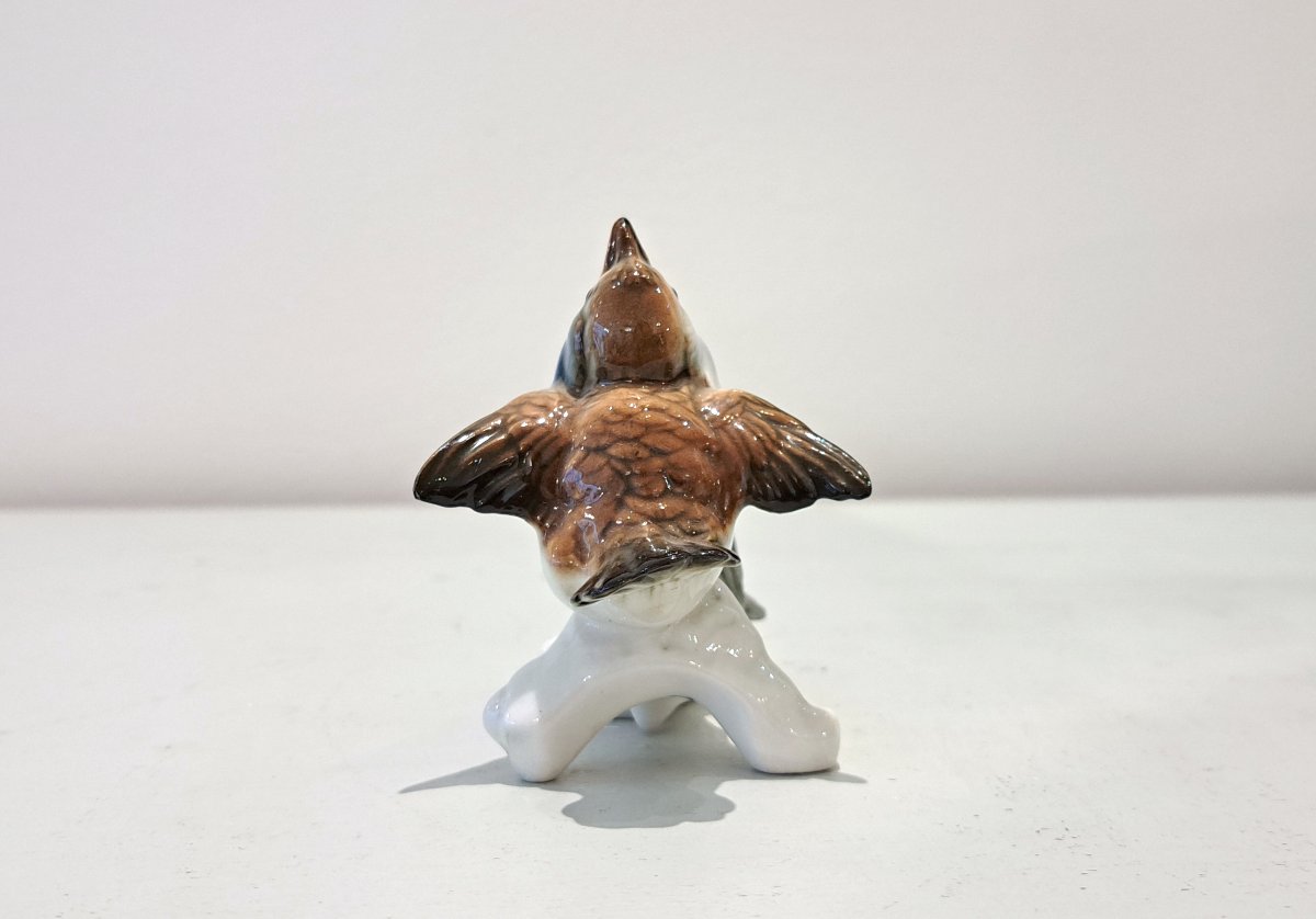 Two Karl Ens German Porcelain Birds-photo-4