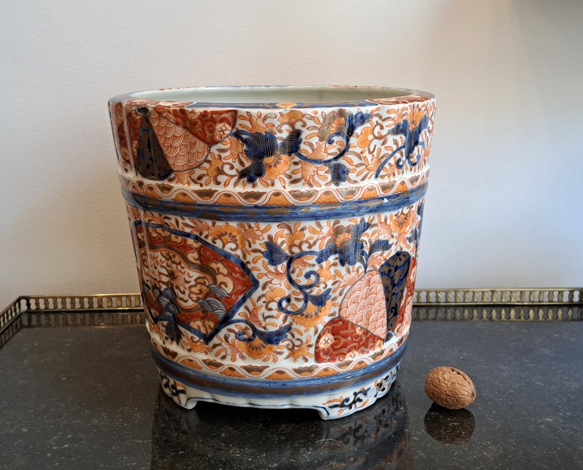 Cache-Pot Jardinière en porcelaine Imari-photo-4