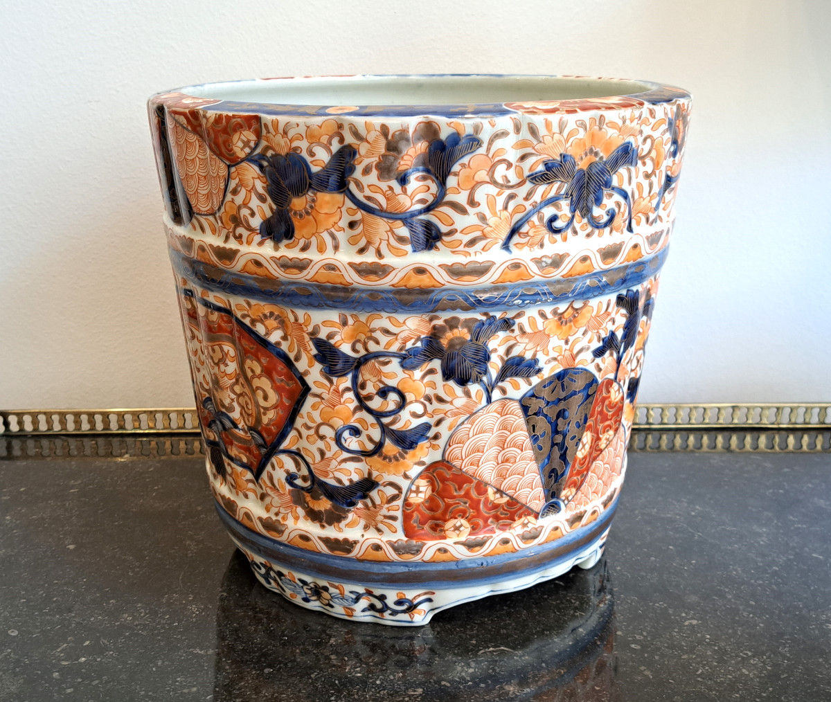 Cache-Pot Jardinière en porcelaine Imari