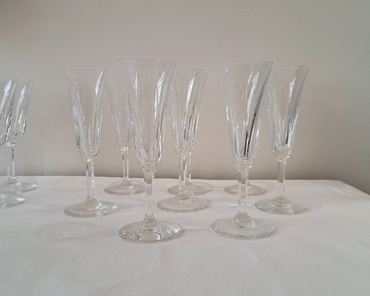 Saint-louis Crystal Glass Set, Cerdagne Model-photo-4
