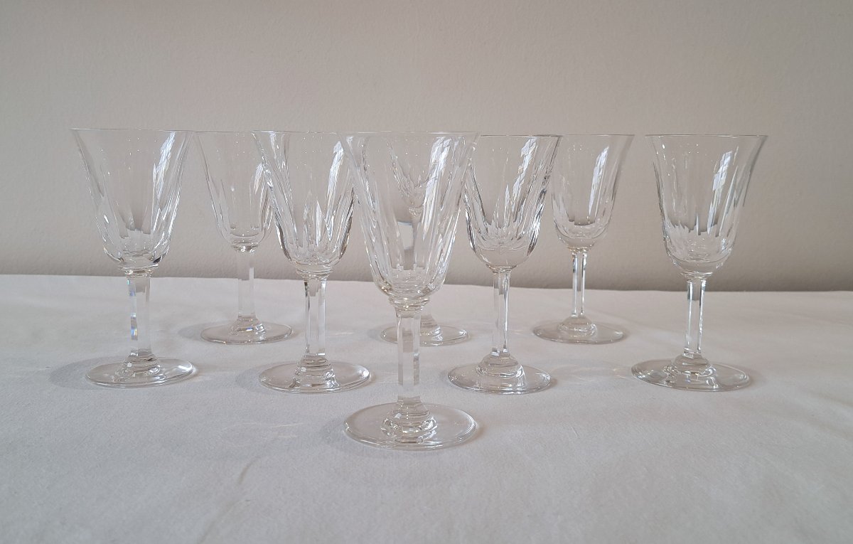 Saint-louis Crystal Glass Set, Cerdagne Model-photo-2