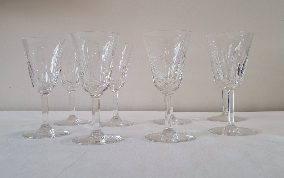 Saint-louis Crystal Glass Set, Cerdagne Model-photo-3