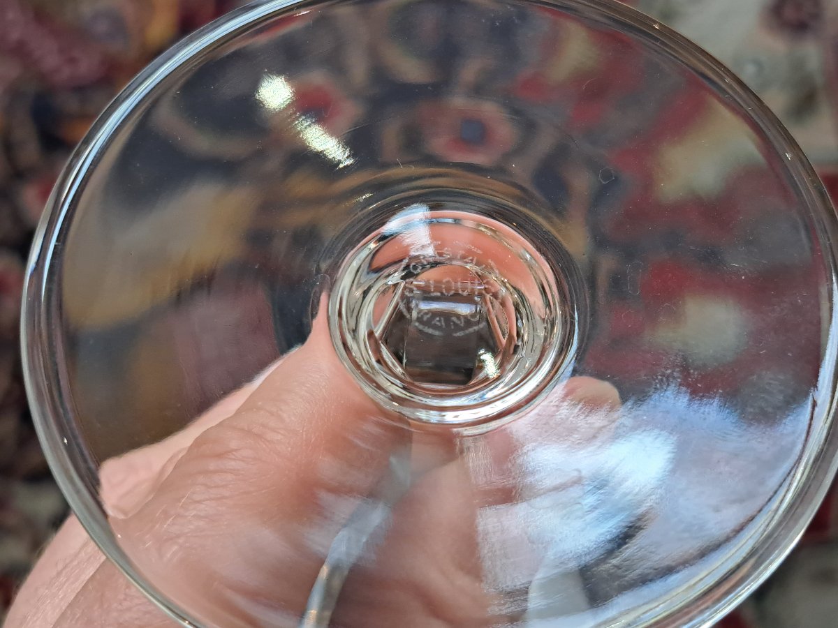 Saint-louis Crystal Glass Set, Cerdagne Model-photo-4