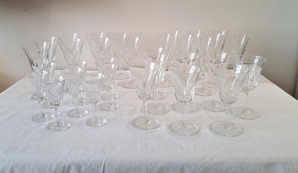 Saint-louis Crystal Glass Set, Cerdagne Model