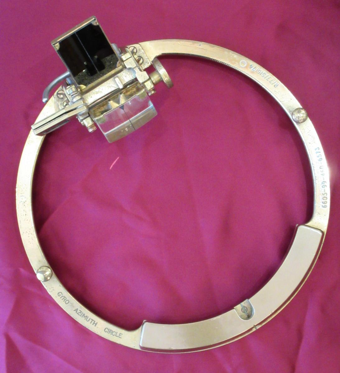 Cercle d'Azimut en bronze Instrument de navigation maritime-photo-2
