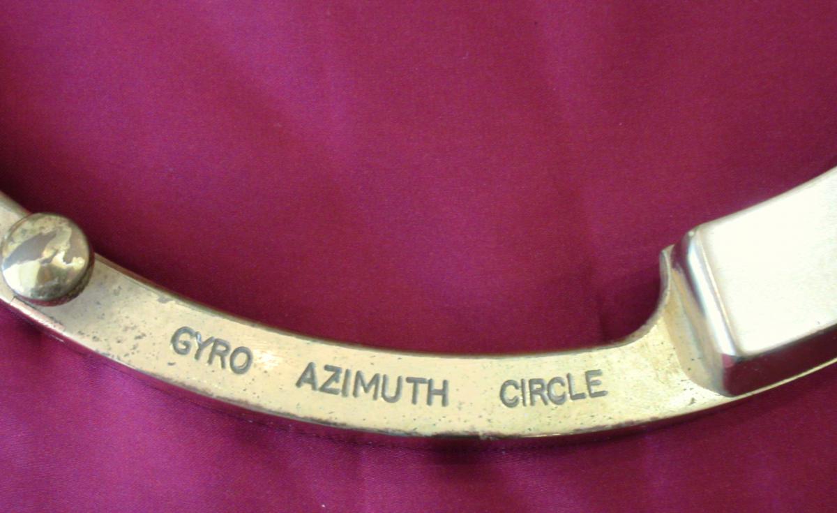 Cercle d'Azimut en bronze Instrument de navigation maritime-photo-3